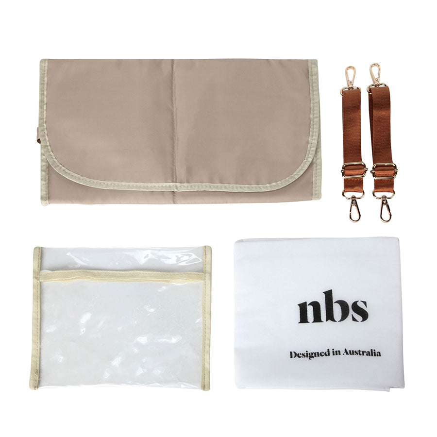Harper Tan Nappy Bag Backpack Accessories