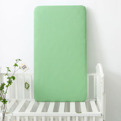 Jungle Green Baby Nursery Fitted Cot Sheet Front