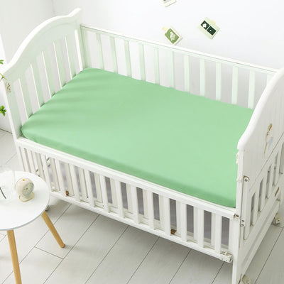 Jungle Green Baby Nursery Fitted Cot Sheet