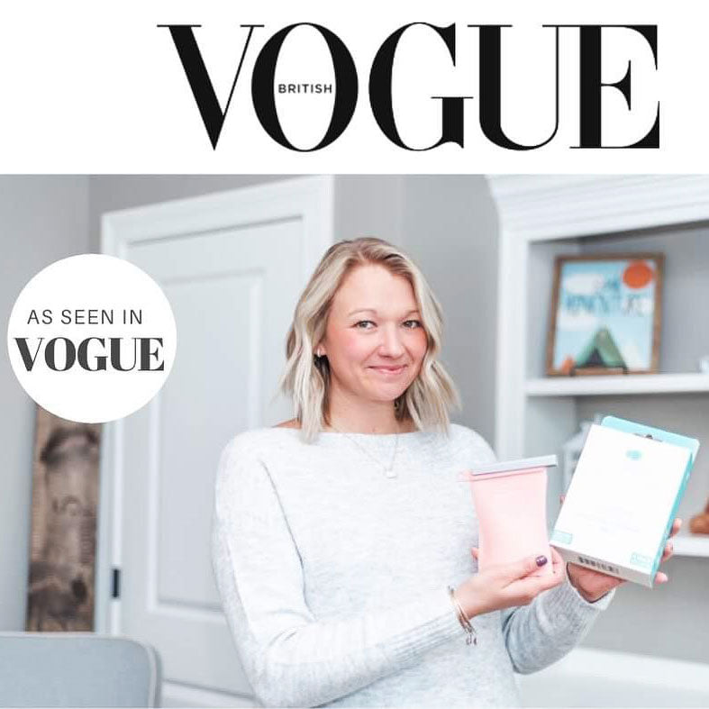 Junobie Reusable Silicone Breastmilk Storage Bags- 4pk in Vogue magazine