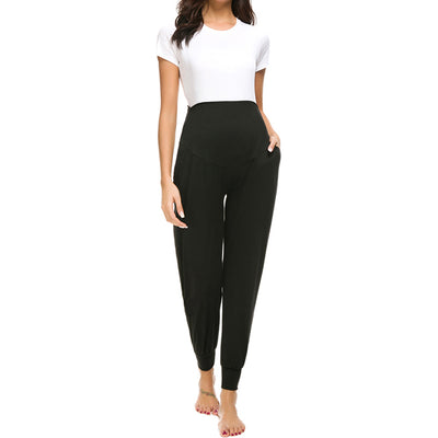 Leah Black Maternity Casual Pants