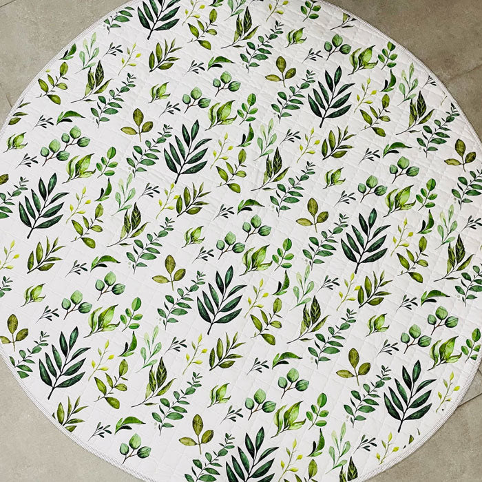 Leaves Round Baby Playmat