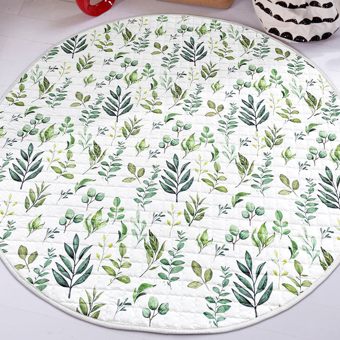 Leaves Round Baby Playmat