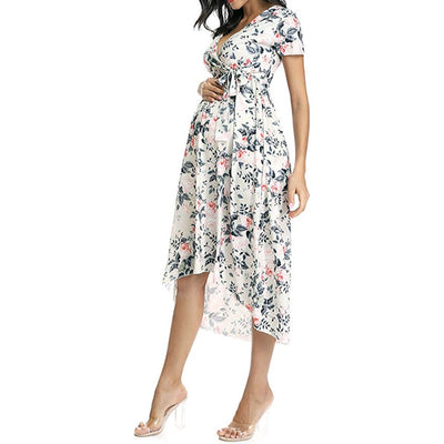 Lily Side Ruched Maternity Dress