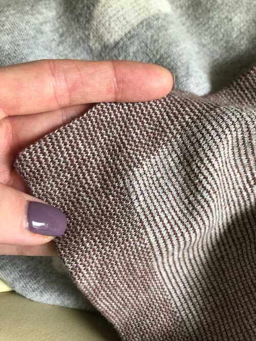 Little Bunny Grey Baby Blanket