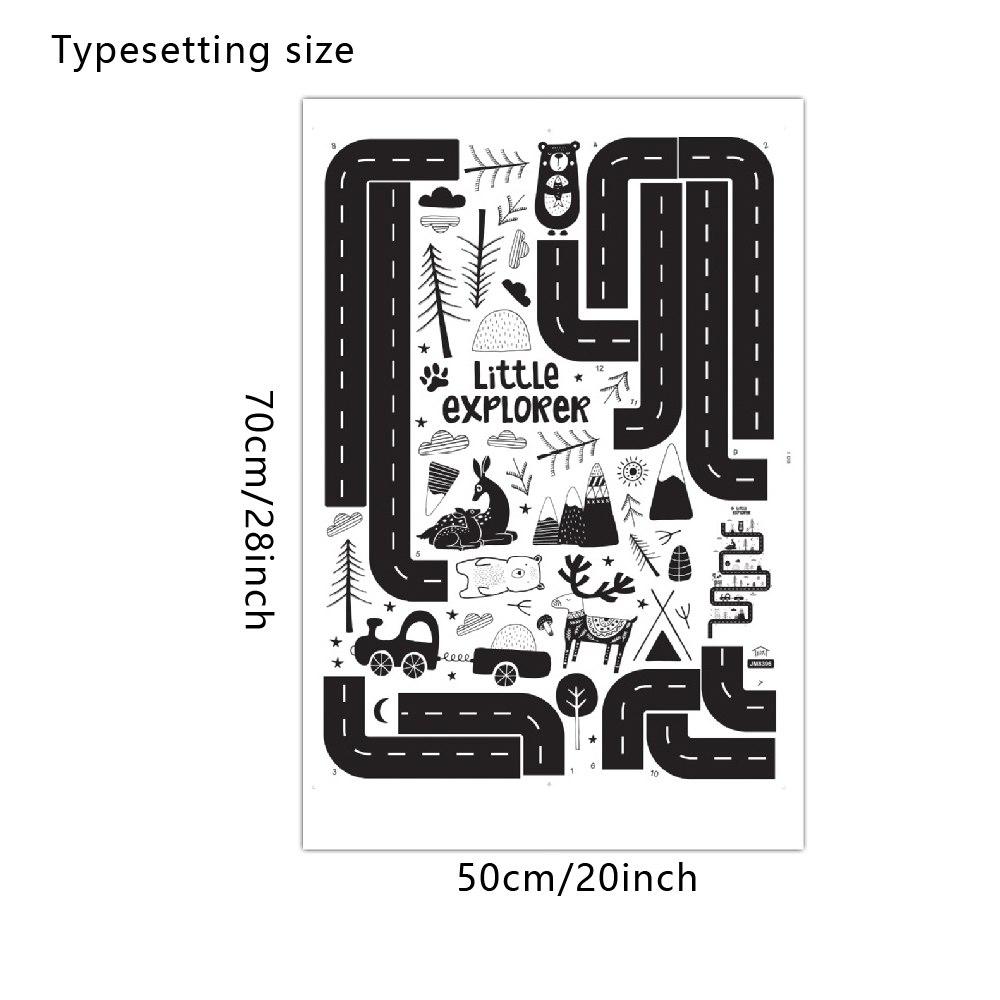 Little Explorer Nursery & Kids Room Wall Sticker size 2