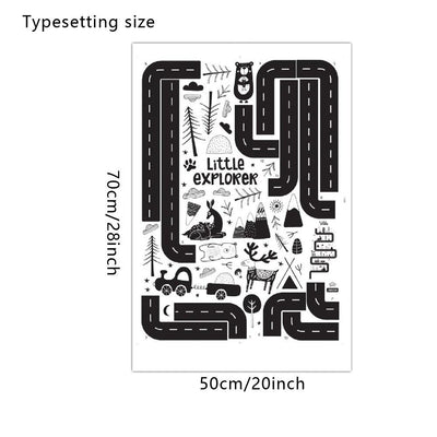 Little Explorer Nursery & Kids Room Wall Sticker size 2