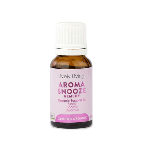 Lively Living Aroma Snooze Remedy - 100% Certified Organic Essential Oil 15ml