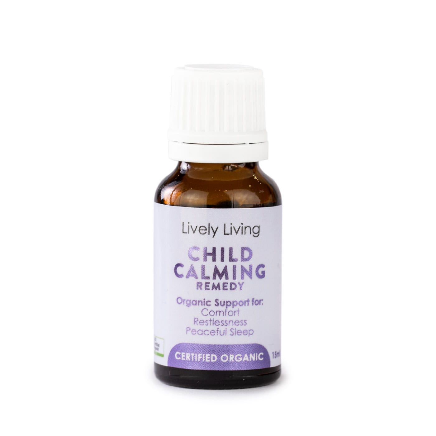 Lively Living Child Calm Remedy - 100% Certified Organic Essential Oil 15ml