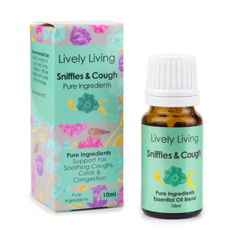 Lively Living Sniffles & Cough 100% Organic Essential Oil