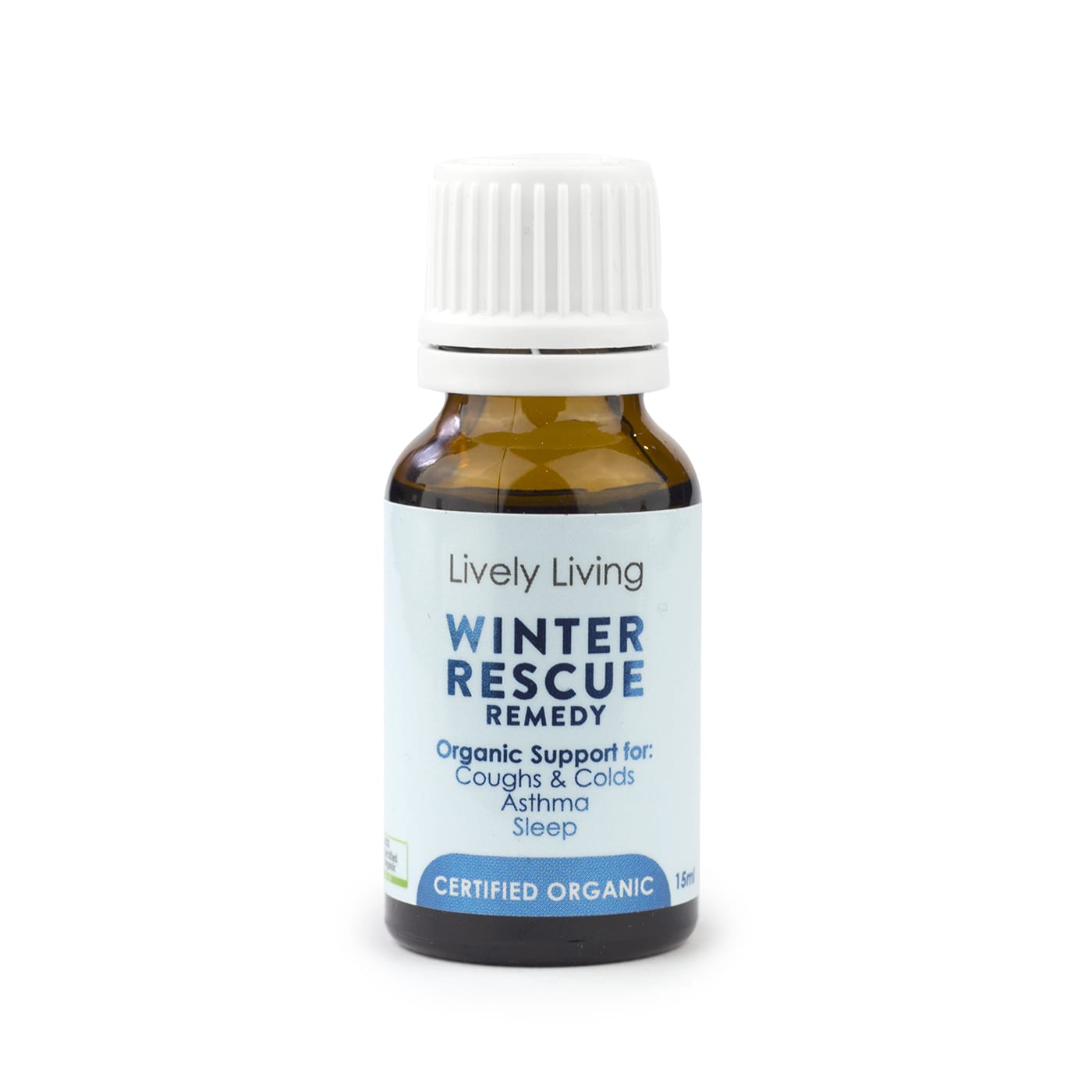 Lively Living Winter Rescue Remedy - 100% Certified Organic Essential Oil 15ml