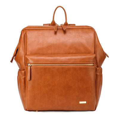 Melbourne Carry All Vegan Leather Nappy Bag Backpack