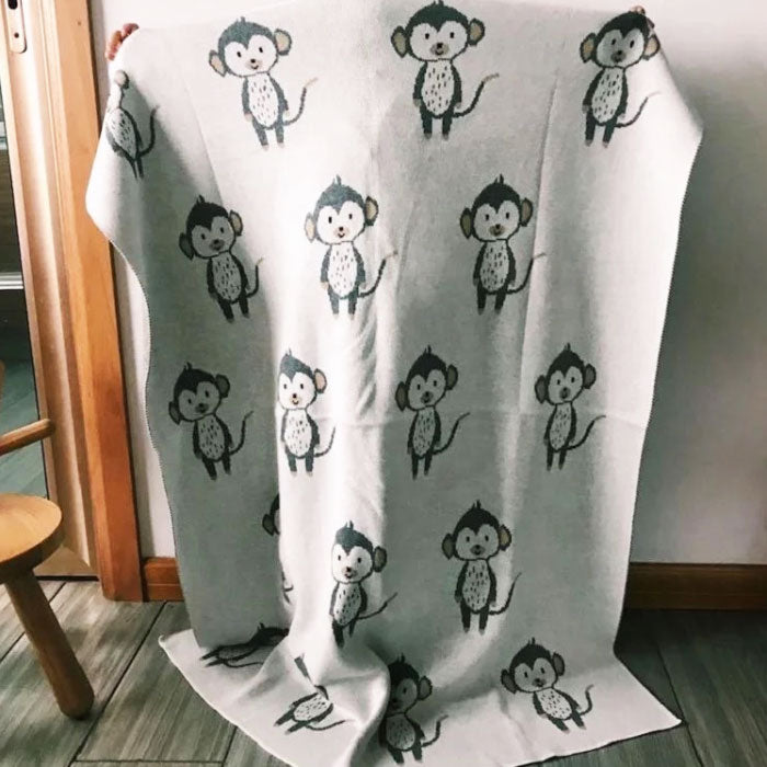 Monkey Baby Blanket full
