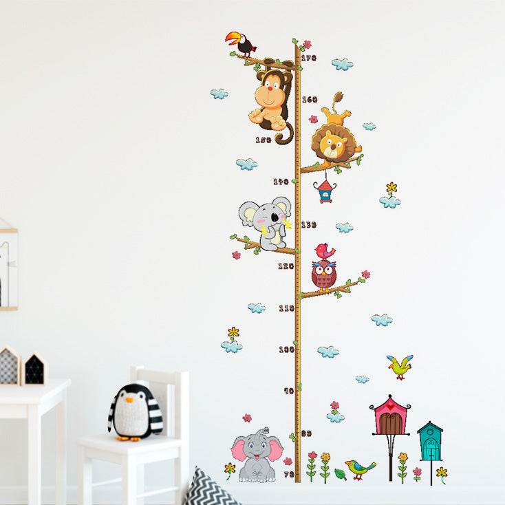 Monkey Height Chart Baby Nursery & Kids Room Wall Sticker