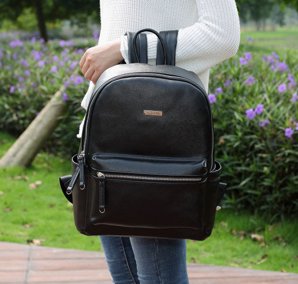 Smart Viv Nappy Bag Backpack - Black