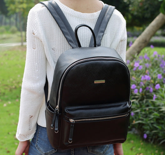 Smart Viv Nappy Bag Backpack - Black