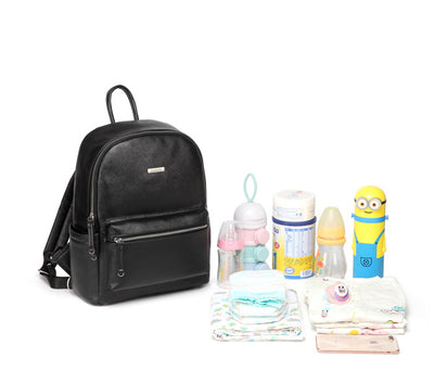 Smart Viv Nappy Bag Backpack - Black