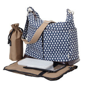 Monaco Navy 2 pocket Hobo - OIOI