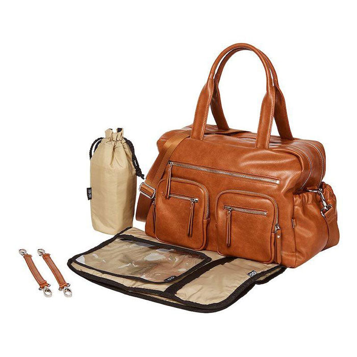 OiOi Faux Leather Carry All Nappy Bag