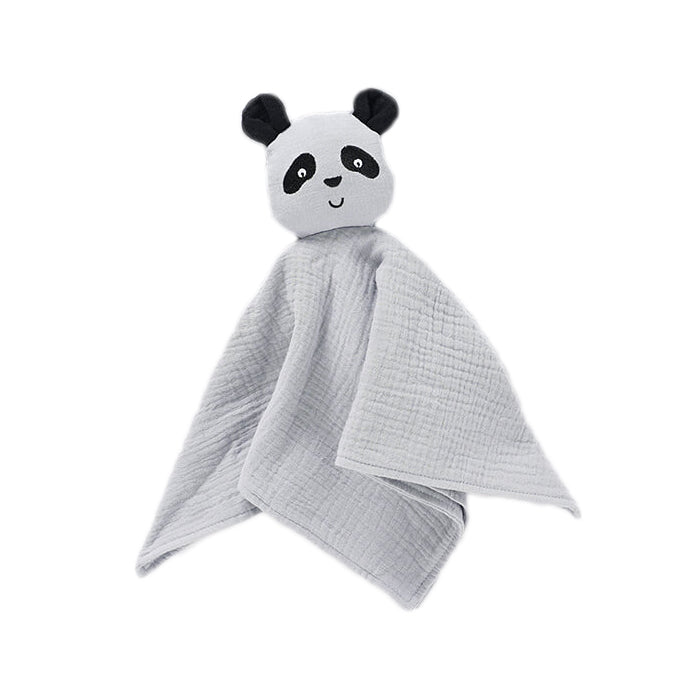 Panda Baby Comforter, Lovey, Sleep Aid & Security Blanket - Grey