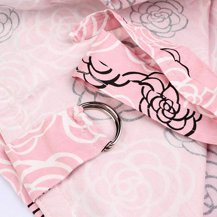 Pink Floral Breastfeeding Cover knot