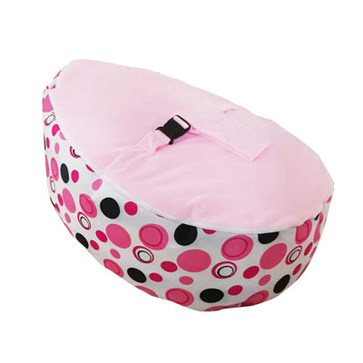 Pink Polka Dot Baby Bean Bag