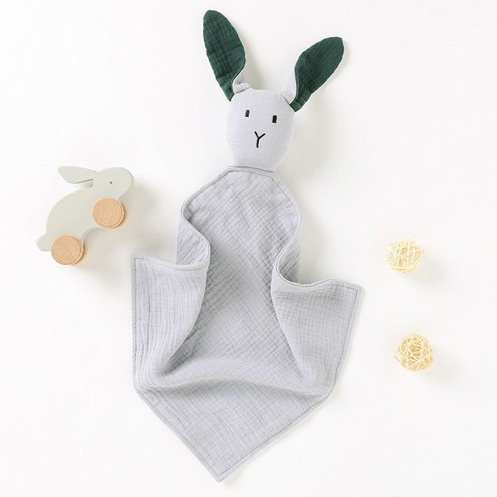 Rabbit Baby Comforter, Lovey & Security Blanket  - Grey Color