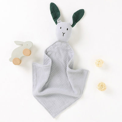 Rabbit Baby Comforter, Lovey & Security Blanket  - Grey Color