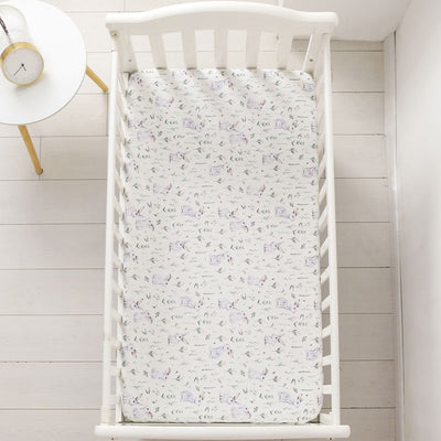 Rabbits Fitted Cot Sheet