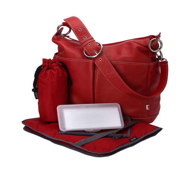 Leather 2 pocket Hobo - OIOI