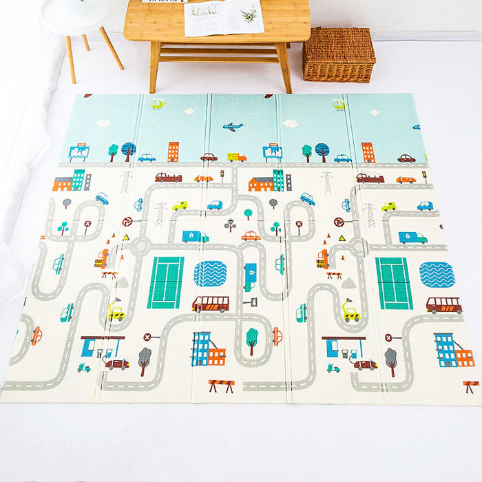 City Roads Reversible Baby Play Mat