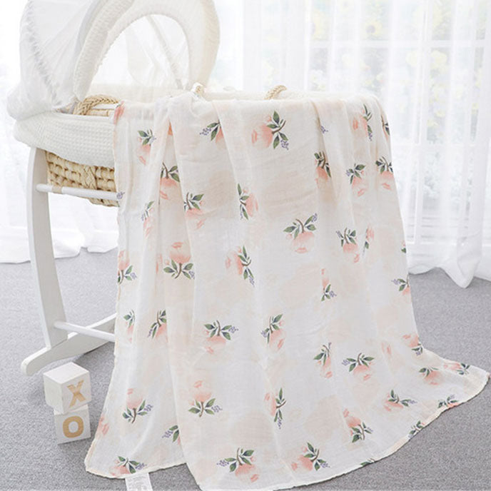 Rose Baby Swaddle Wrap 120-120 cm full