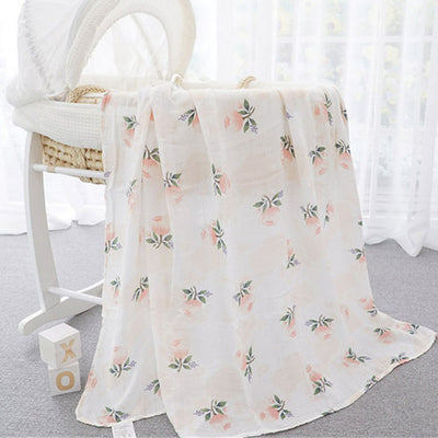 Rose Baby Swaddle Wrap 120-120 cm full