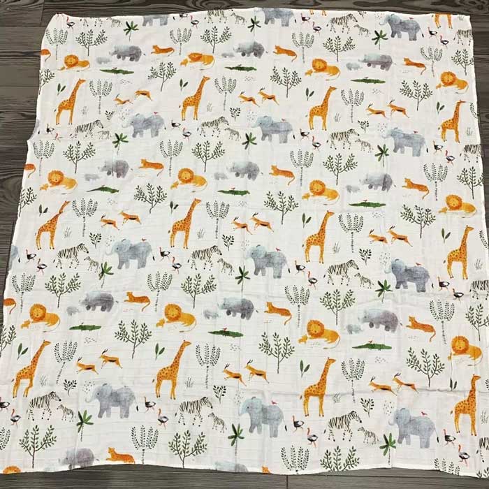 Safari Baby Swaddle Wrap Full