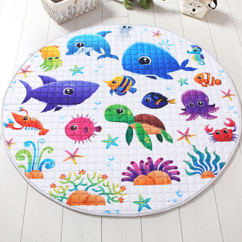 Sea Fishes Round Baby Playmat 150 cm diameter