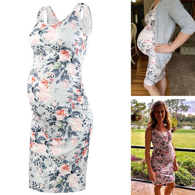 Serene - Sleeveless Maternity Dress