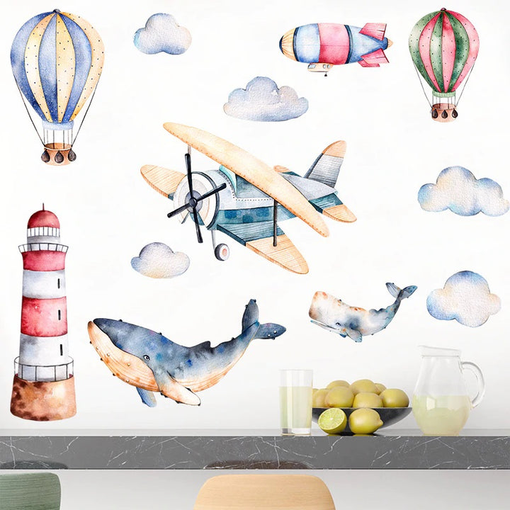 Sharks & Planes Wall Sticker