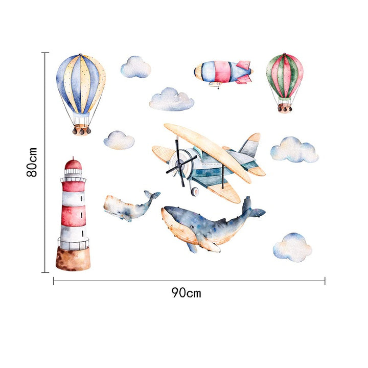 Sharks & Planes Wall Sticker