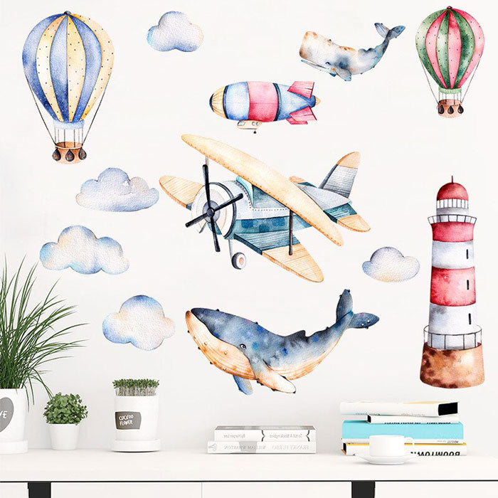 Sharks & Planes Wall Sticker