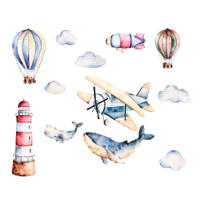 Sharks & Planes Wall Sticker