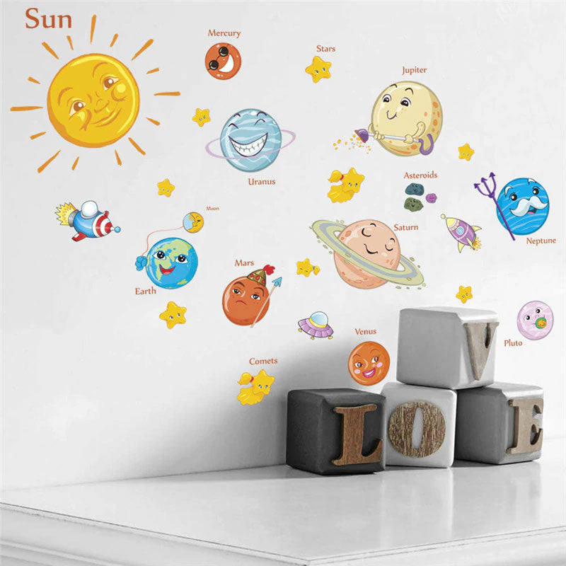 Solar Friends Baby Wall Stickers 1