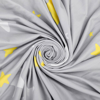 Stars Fitted Cotton Cot Sheet Closeup