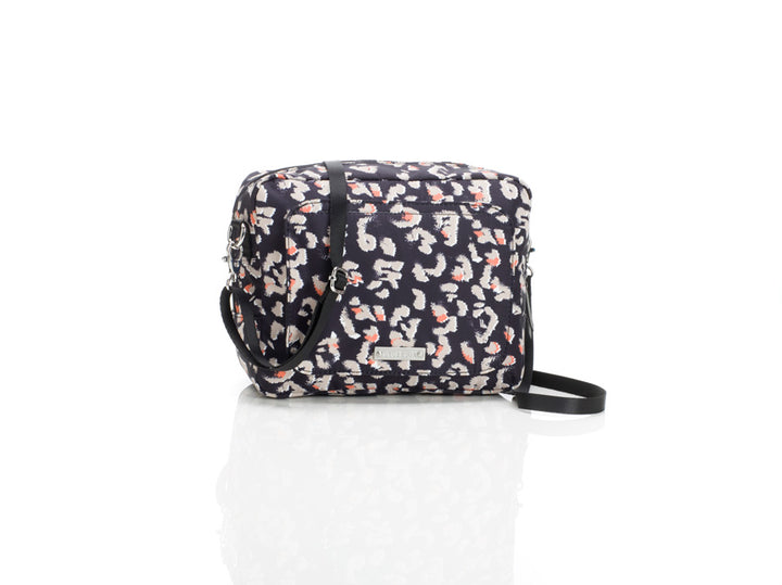 Storksak Cleo Black and Mini Fix Nappy Bag