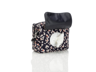 Storksak Cleo Black and Mini Fix Nappy Bag