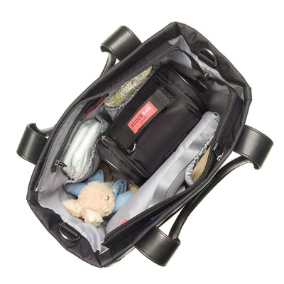 Storksak Eliza Black Nappy Bag Inside
