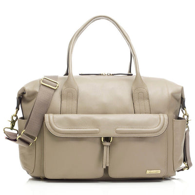 Storksak Charlotte Leather Nappy Bag
