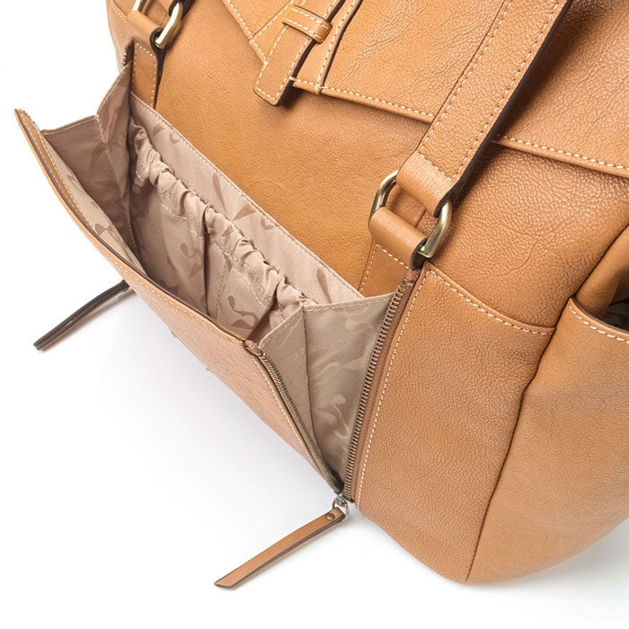 Storksak Emma Leather Nappy Bag