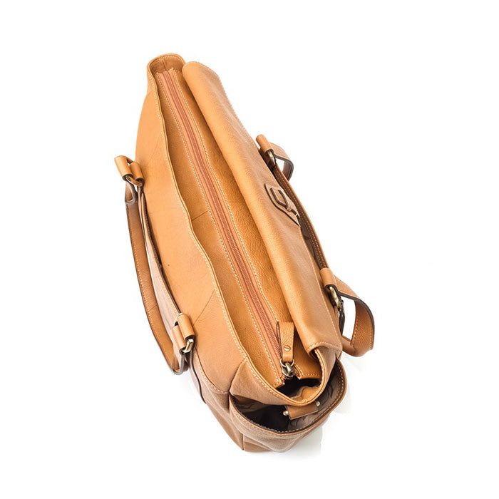 Storksak Emma Leather Nappy Bag