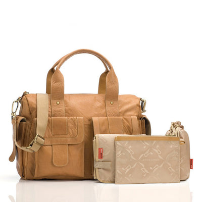 Storksak Sofia Leather Nappy Bag