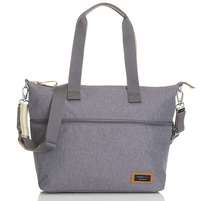 Storksak Travel Expandable Tote Grey Nappy Bag